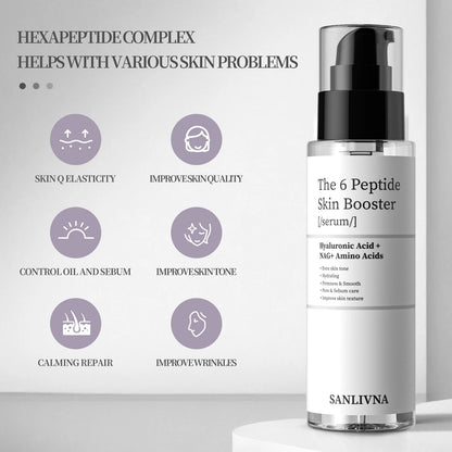 6 Peptide Essence Facial Refreshing Skin Care
