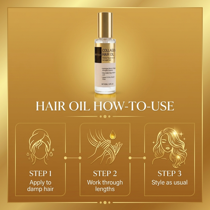 Collagen Hair Oil - How to Use