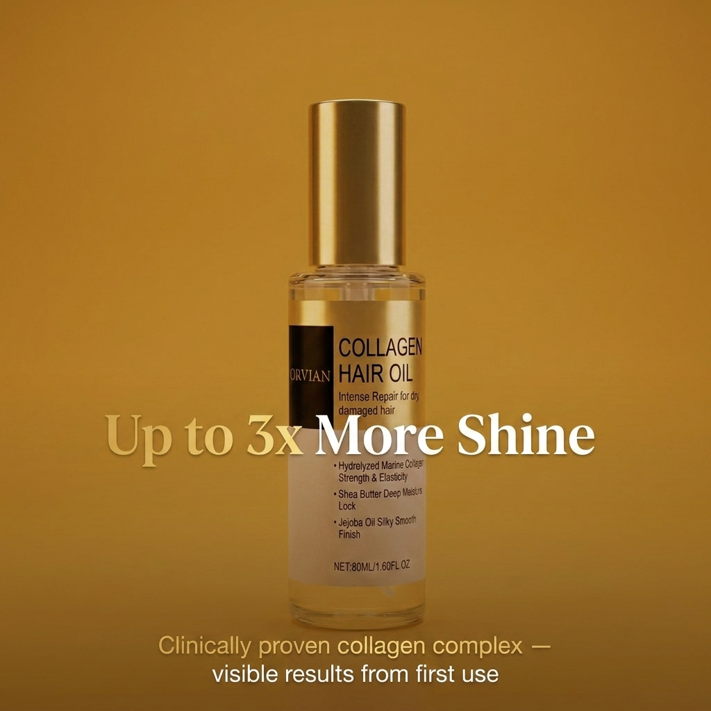 Collagen Hair Oil - Key Claim 3x Shine