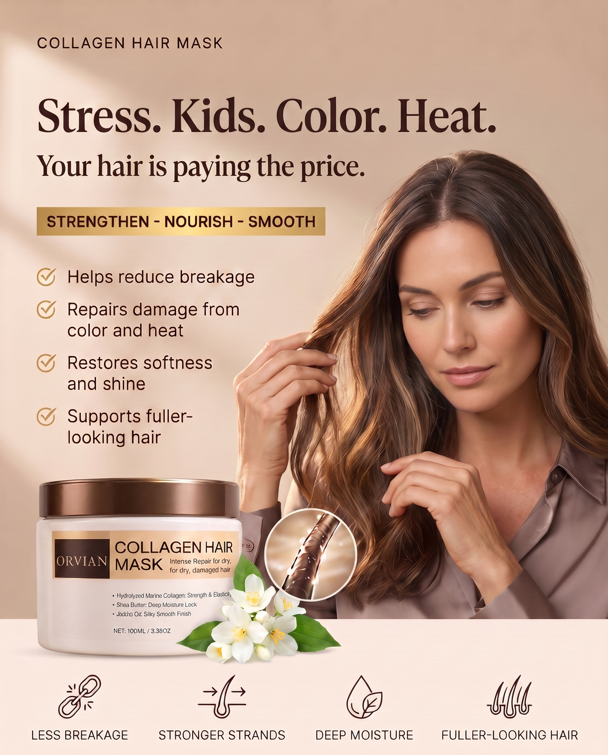 Natural Collagen Boost Hair Mask